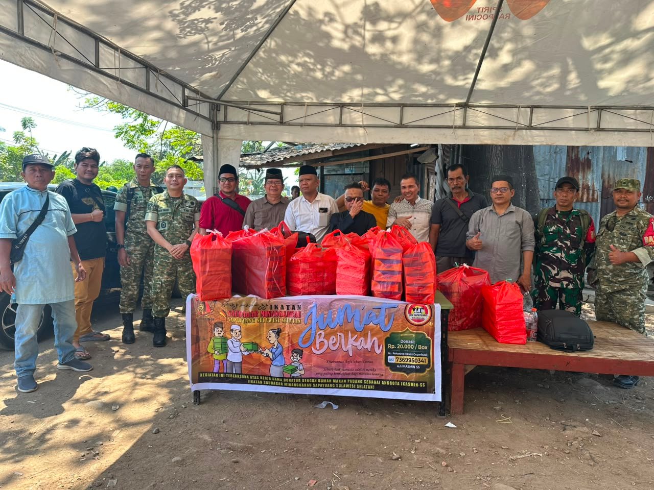 Gita Mahakarya Filantropi Penghujung Agustus: 817 Bahtera Berkah IKASMIN-SS dan Koramil 13/Rappocini Mengusap Peluh Pejuang Darma dan Membasuh Puing Lara Pancekareng